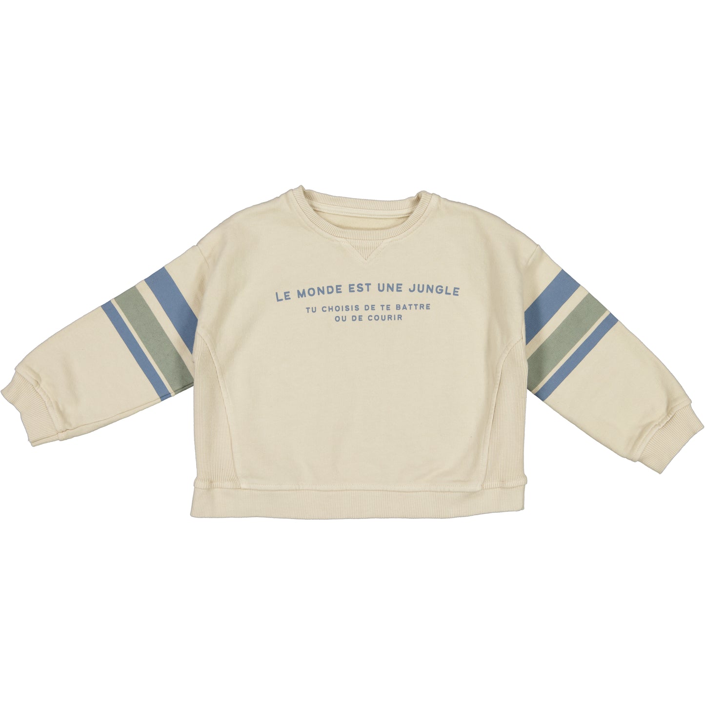 Sudadera 'Le monde' azul