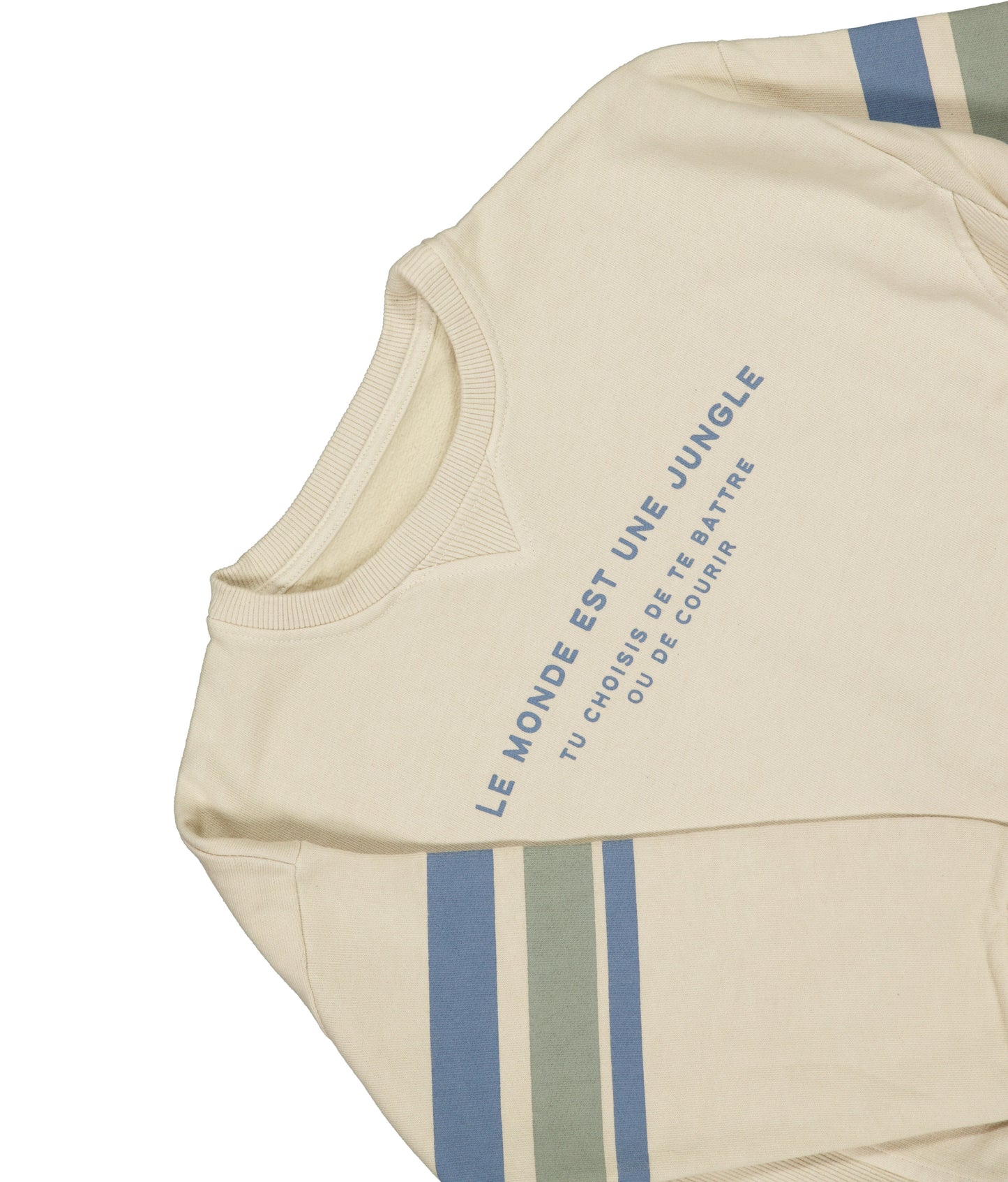 Sudadera 'Le monde' azul
