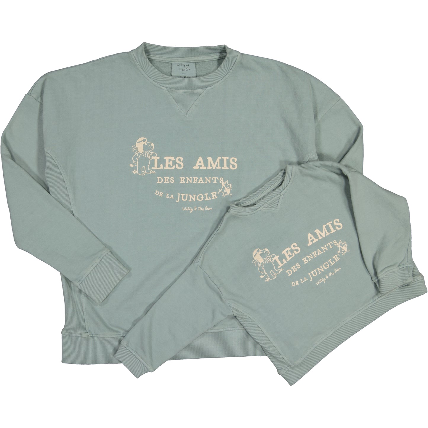 Sudadera ADULTO 'Les amis' verde
