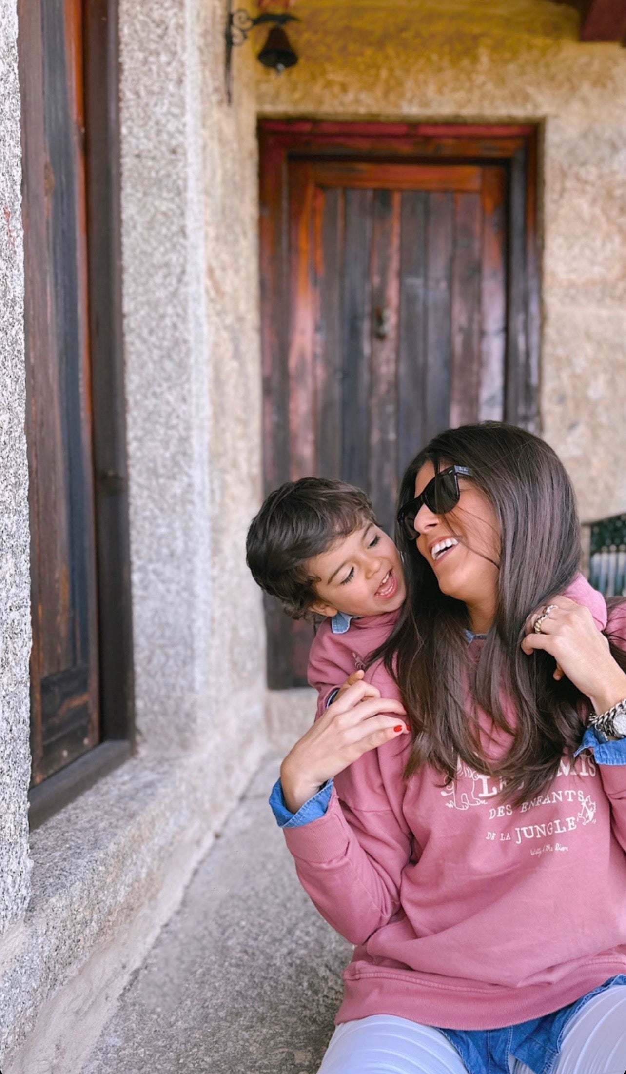 Sudadera ADULTO 'Les amis' burdeos