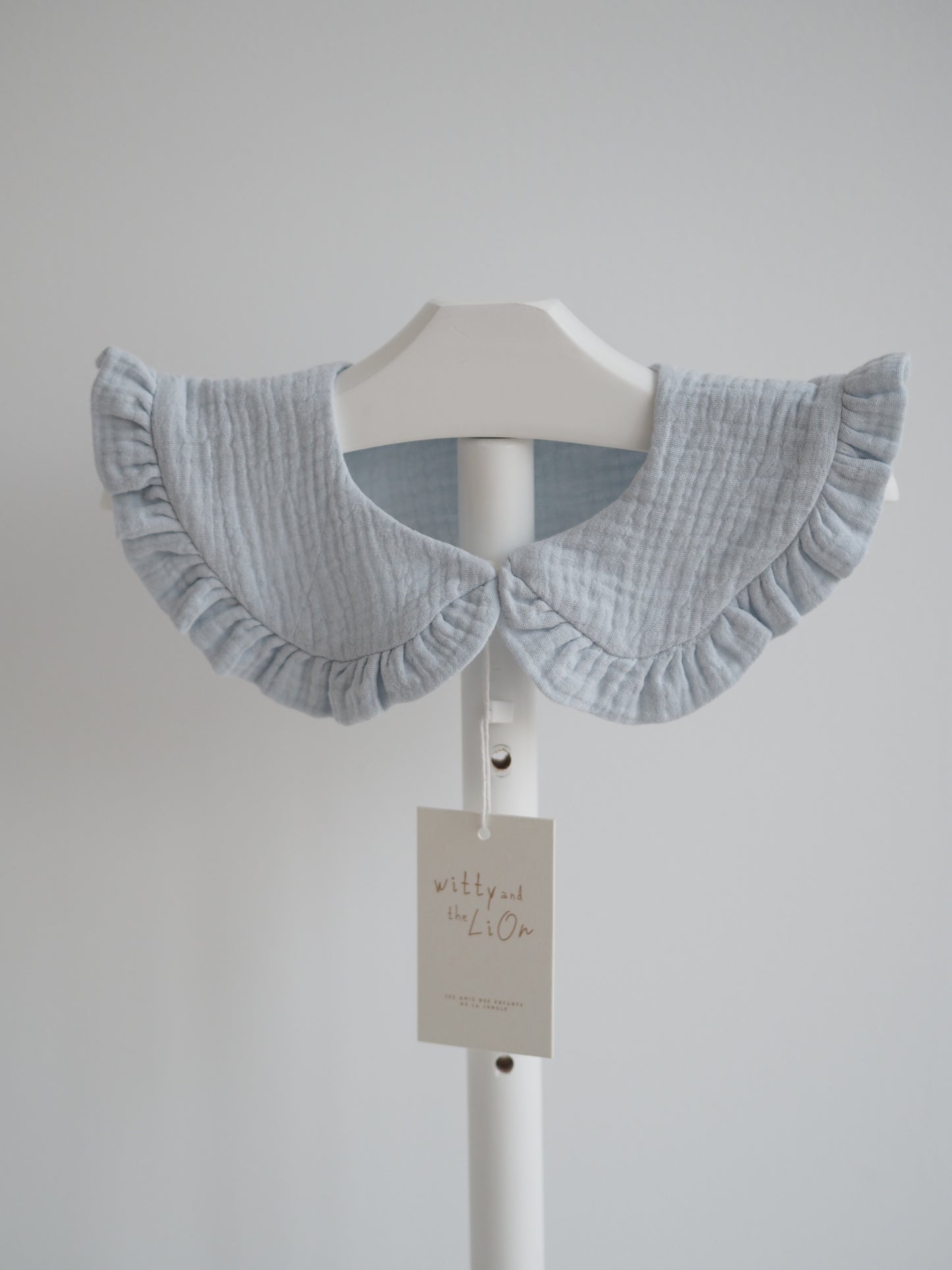 Cuello bambula azul
