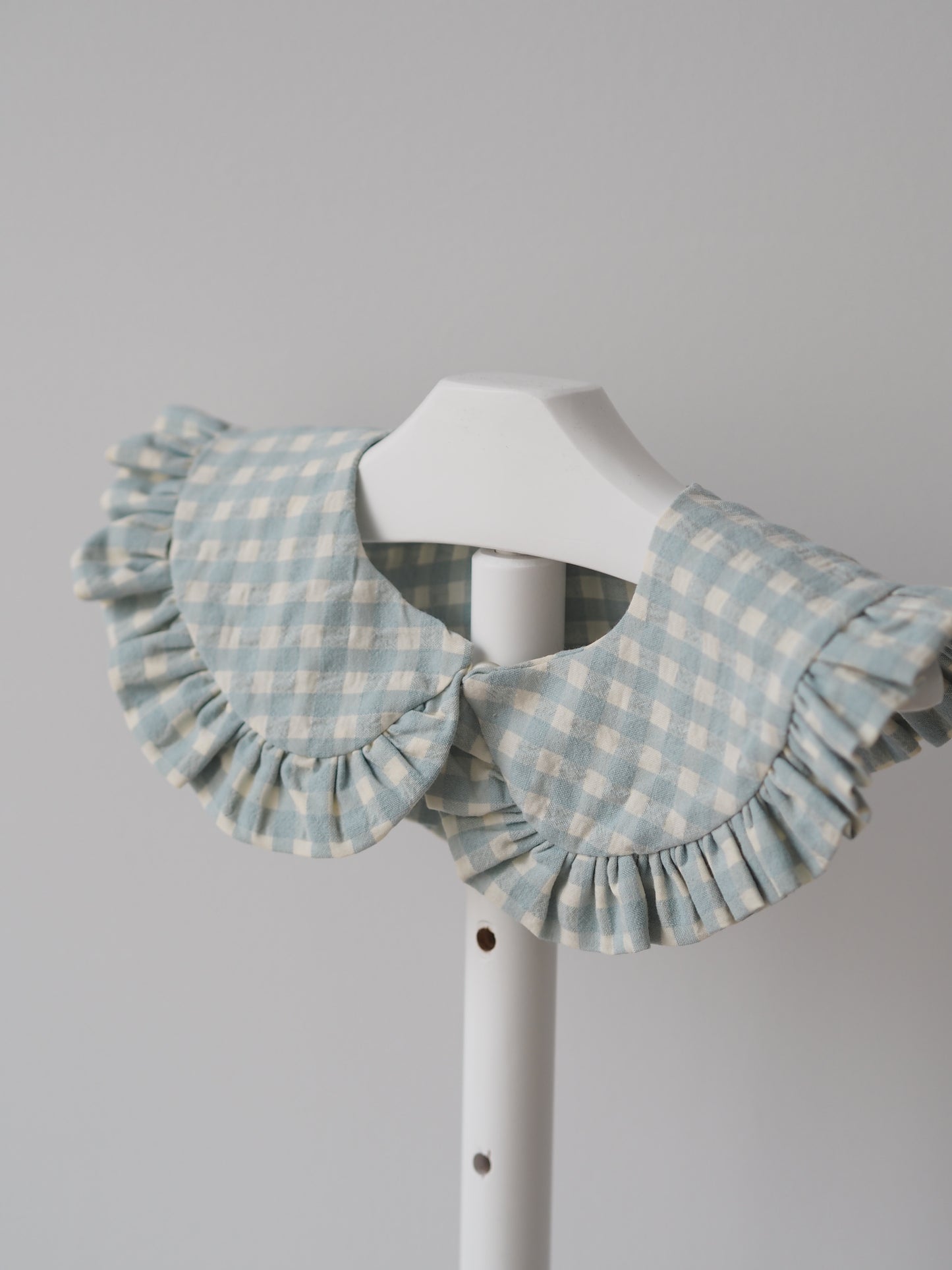 Cuello vichy turquesa