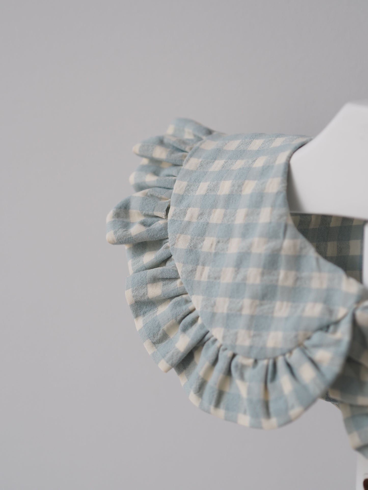 Cuello vichy turquesa