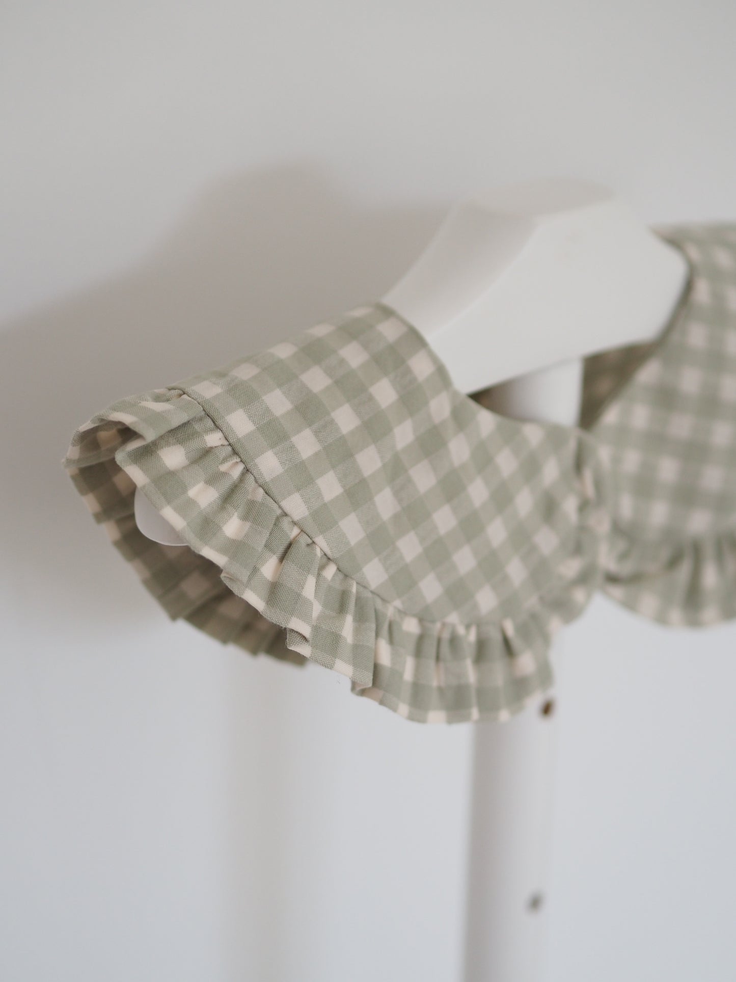 Cuello vichy verde