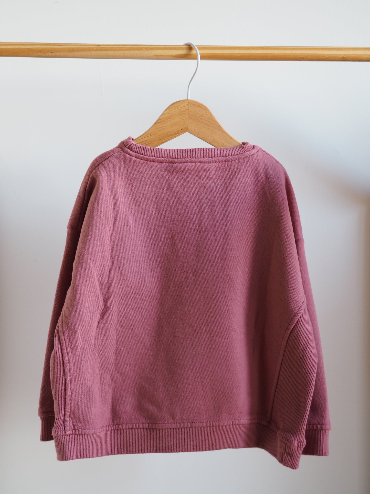 Sudadera bordada 'Les amis' burdeos