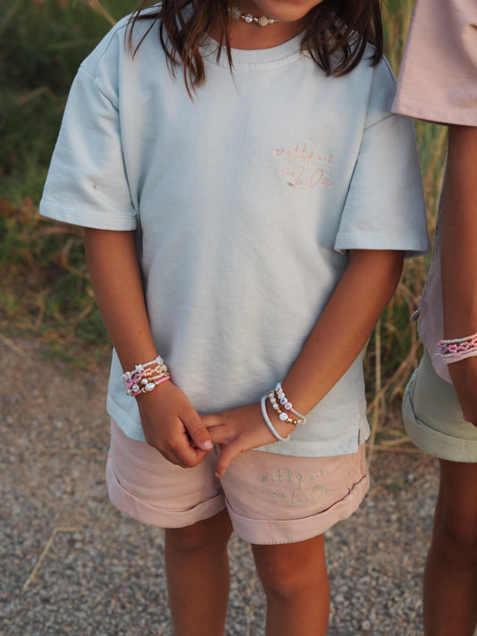 Pantalón corto rosa