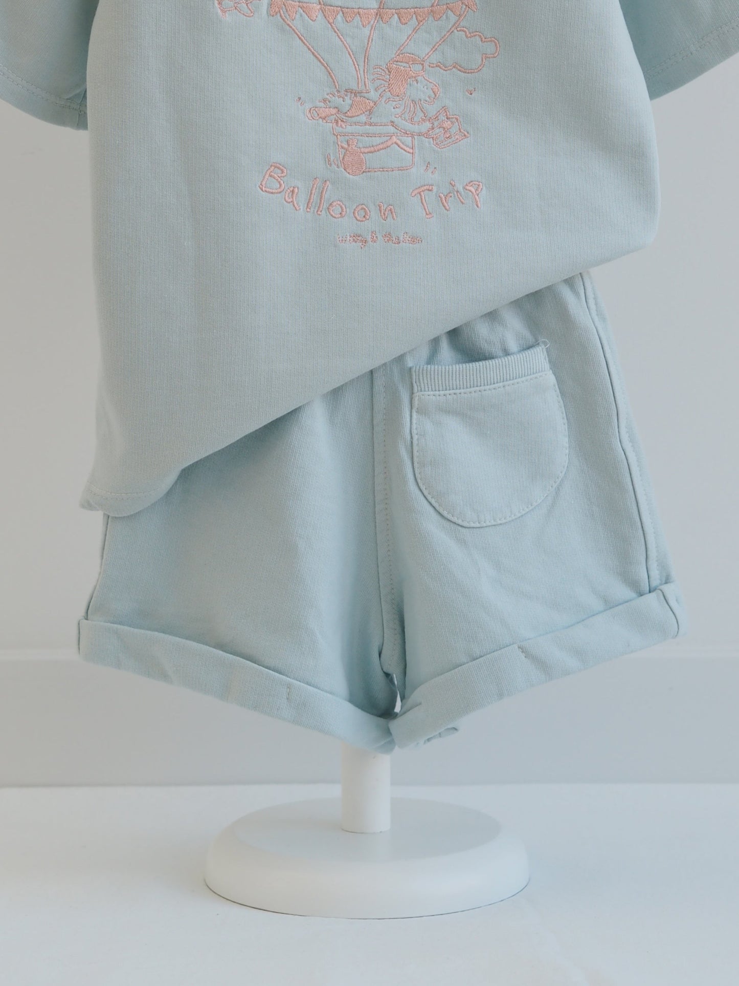Pantalón corto azul